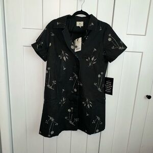 Tuckernuck Black Meadow Rue Dress Medium nwt